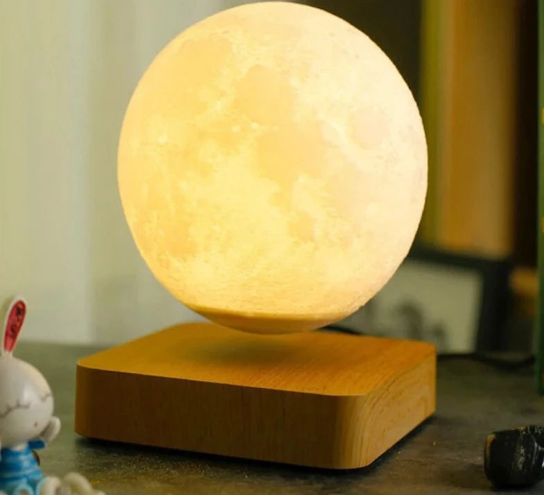 야간 조명 부상 달 램프 터치 자기 공장 테이블 부유 램프 침실 장식 새해 선물 이국적인 램프