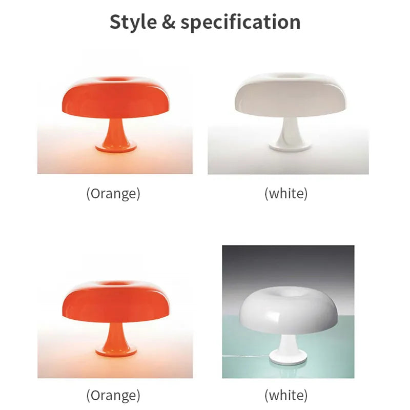 Italien designer ledet svamp bordlampe til hotel soveværelse sengestue dekoration belysning moderne minimalistiske skrivebord lys