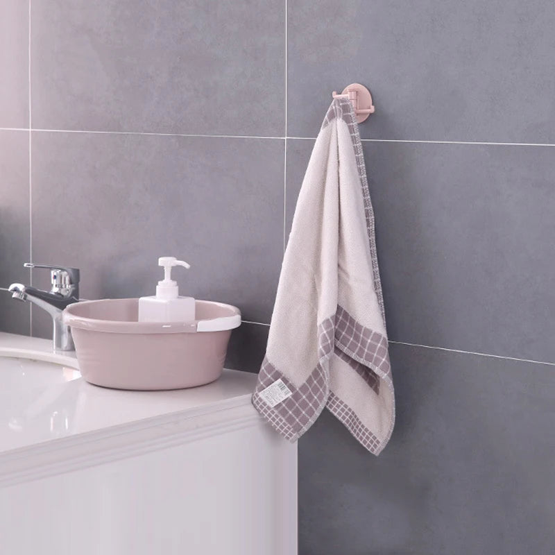 3 회전 후크 회전식 접착제 강력한 베어링 스틱 후크 부엌 벽걸이 욕실 용품 드롭 컨칭