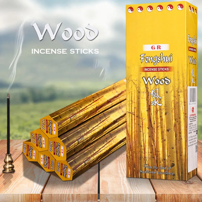Artracyse 20 palos India incienso de coco sándalo de sándalo para el hogar baño inodoro de agarre de madera tibetana aromaterapia