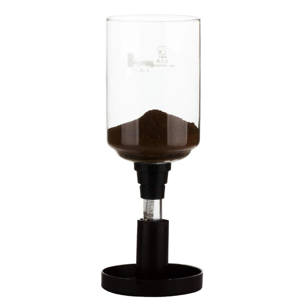 Cafetière siphon en verre de table en verre siphon silkin siphon vide cafetière (3 tasses 360 ml 5 tasses (600 ml)))