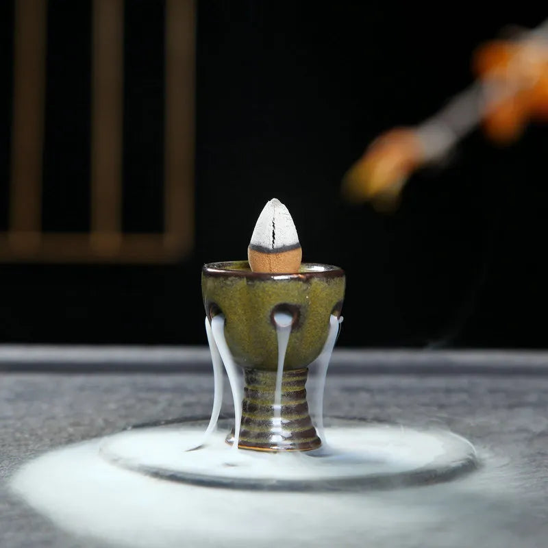 Encens ou brûleur créatif de décoration intérieure mini encens encensoir de retour de retour enceinte utilisation dans le bureau du bureau à domicile