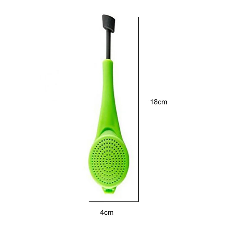 Teh Infuser terbina dalam plunger Rasa Sihat Sihat Beg Teh Beg Plastik Teh & Penapis Kopi Mengukur Swirl Curam & Tekan