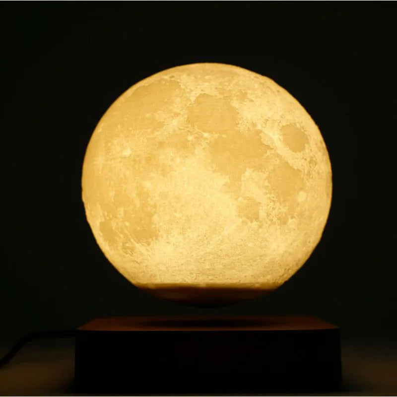 Night Light Levitating Moon Lamp dotyk Magnetická levitační stůl plovoucí lampa pro ložnici Nový rok dárková exotická lampa