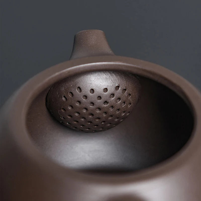 Mor kumlu çay seti Çin kung fu teaset seramik taşınabilir çaydanlık seti açık hava seyahati gaiwan çay bardağı çay töreni çay fincanı