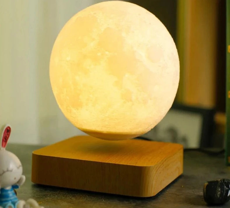 Night Light Levitating Moon Lamp dotyk Magnetická levitační stůl plovoucí lampa pro ložnici Nový rok dárková exotická lampa