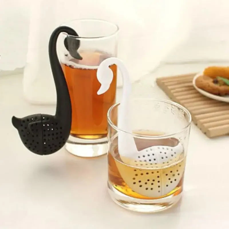 1pc Creative Swan Tea Infuser Economico Elegante Elegante Swan Tè Sidri per tè Tele Tea Tea Infuser Kitchen Tools