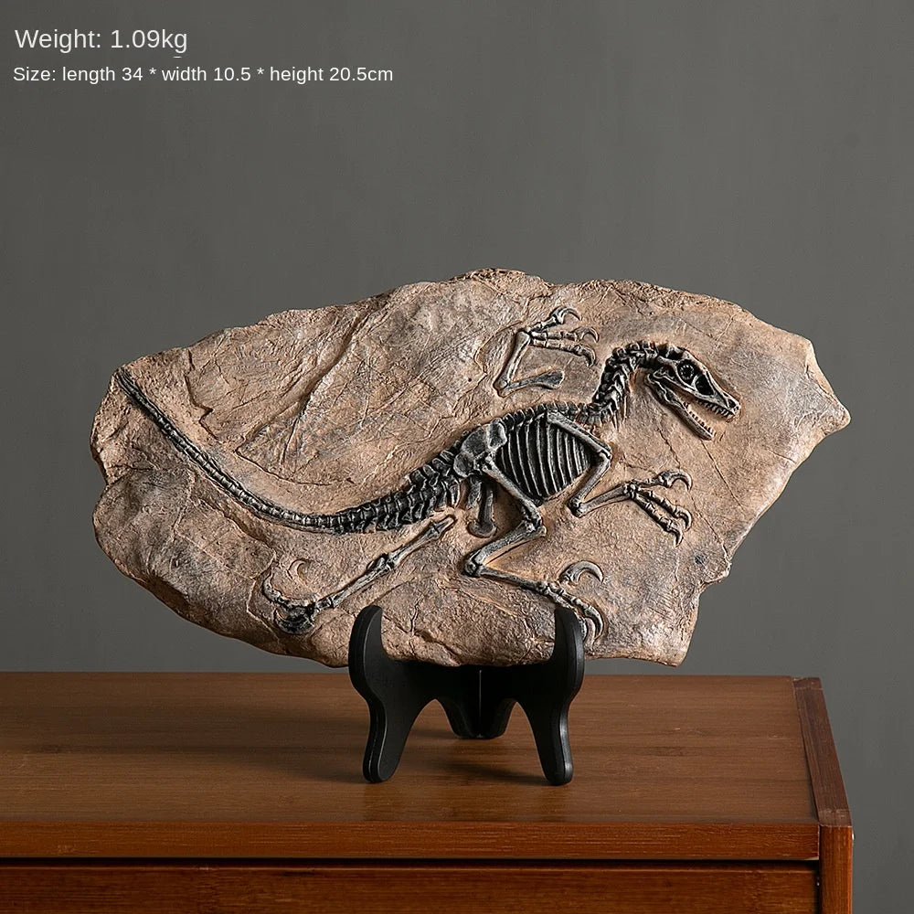 Dinosauro Creative Dinosaur Fossil Decorazione artigianato Decorazione retrò statue in miniatura da soggiorno interno decorazione souvenir home regalo