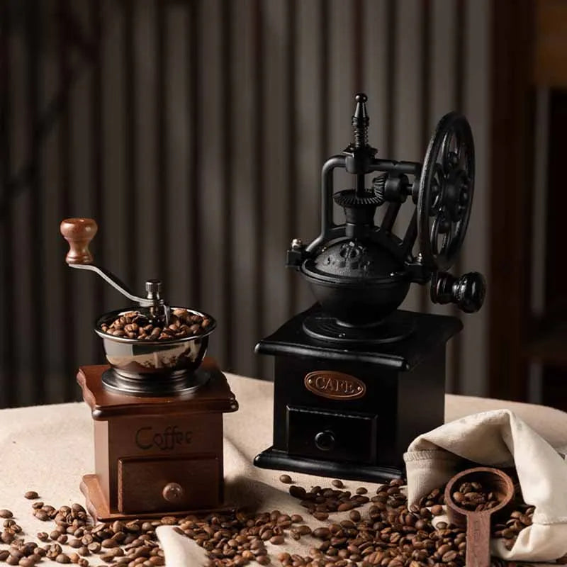 GIANXI Coffee Grinder Classical Retro Manual Coffee Bean Grinder Coffee Maker Professional Barista Coffeeware Coffee Accessories