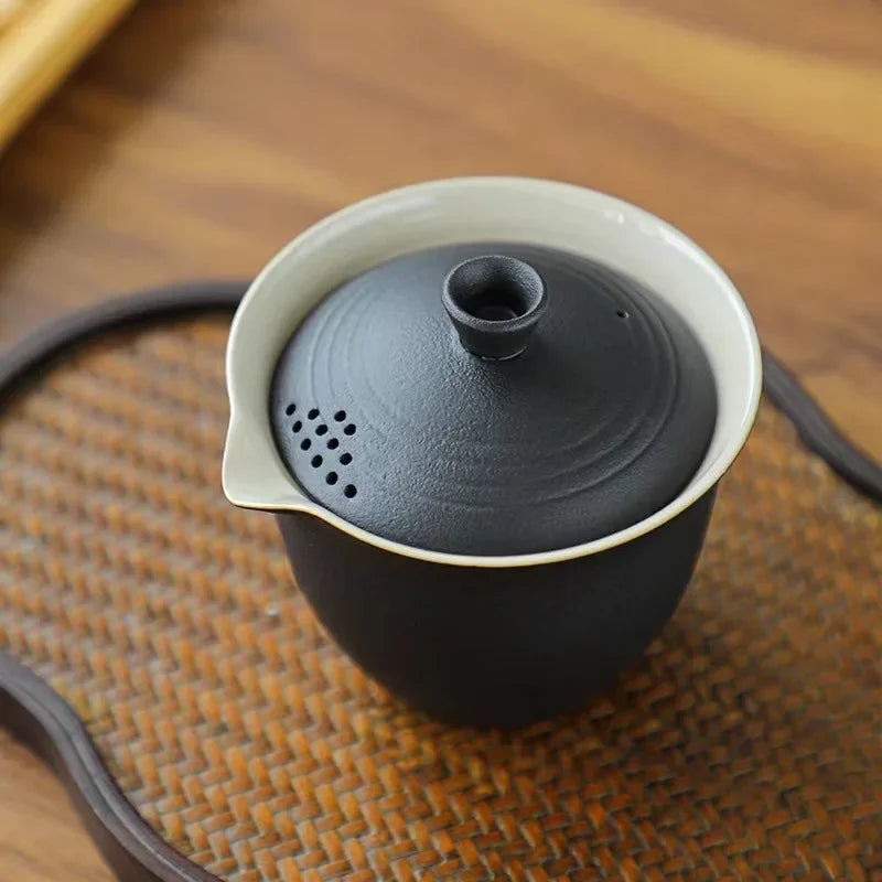 Seyahat Seti Taşınabilir Açık Kamp Çay Yapma Aracı Single Kung Fu TeAware Setleri Çay Kültürü severler Hediye Seti için En İyi Hediye