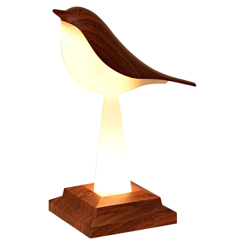 2023 nueva lámpara de mesa de pájaros lámpara de escritorio creativo luz táctil atmósfera ligera aromaterapia luz decorativa de pared