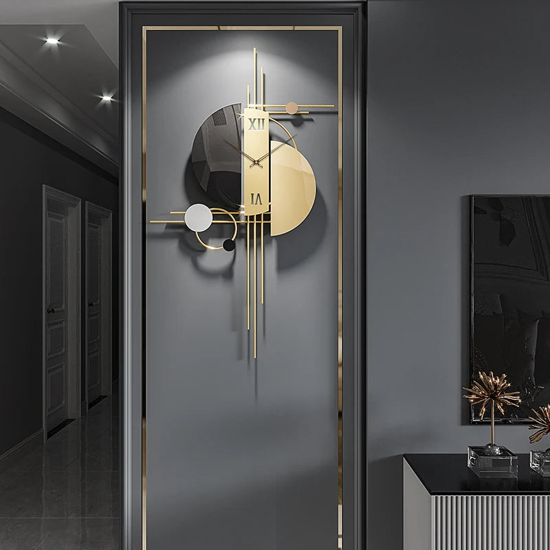 Electronic Luxury Grande muro orologio da parete Cucina silenziosa Creativa Creativa Decorativa Soggio