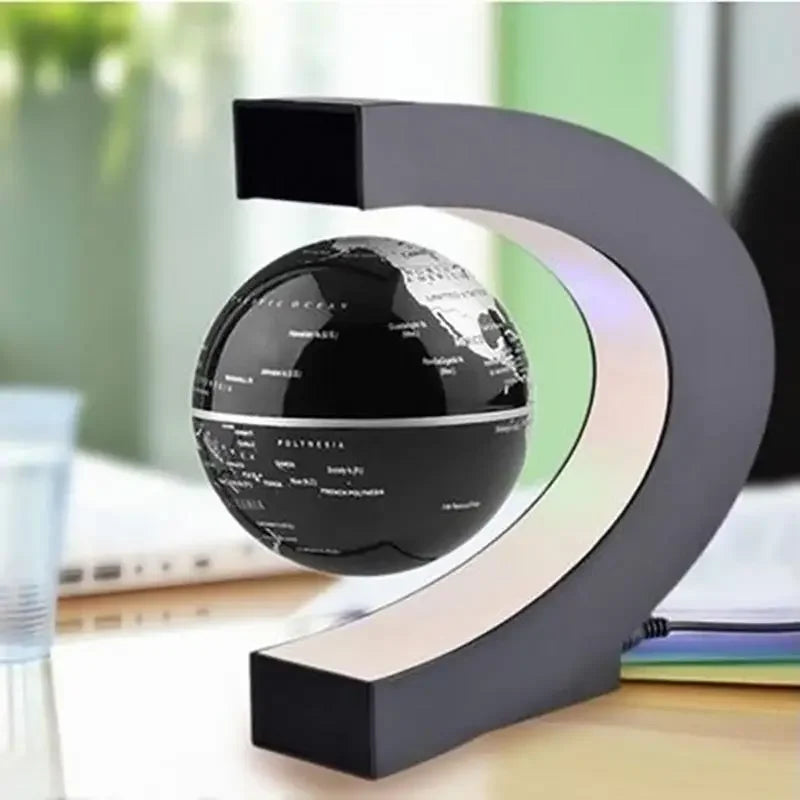 Magnetiska flytande levitation Globe ledde världskartan Elektronisk antigravitetslampa Novelty Ball Light Home Decor Lamps Födelsedagspresenter