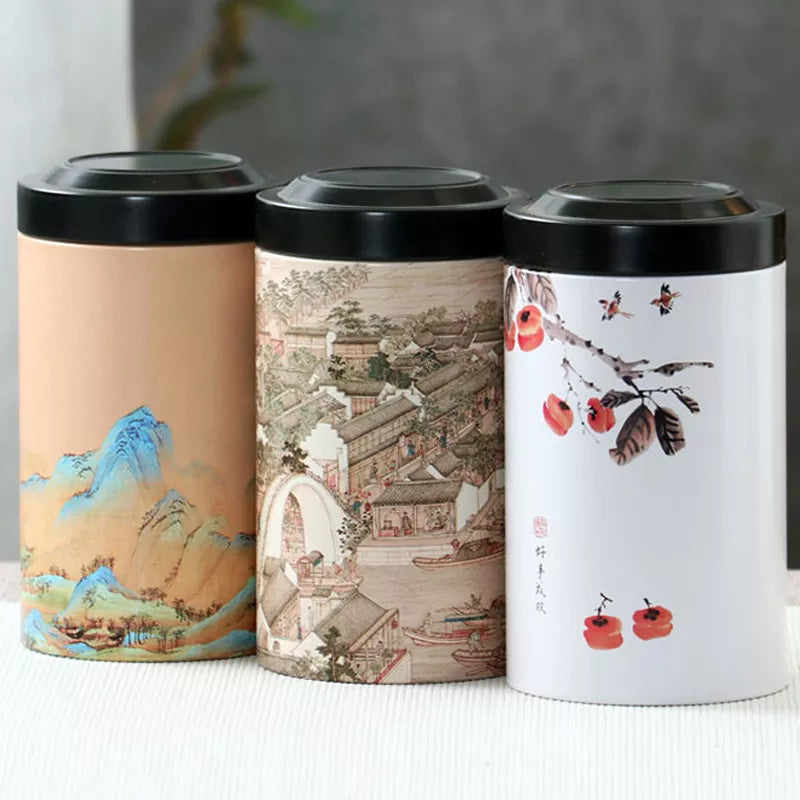 Lege Tin Tea Pot Tea Box huishouden opslag draagbare theepot verzegelde pot woonkamer salontafel decoratieve accessoires
