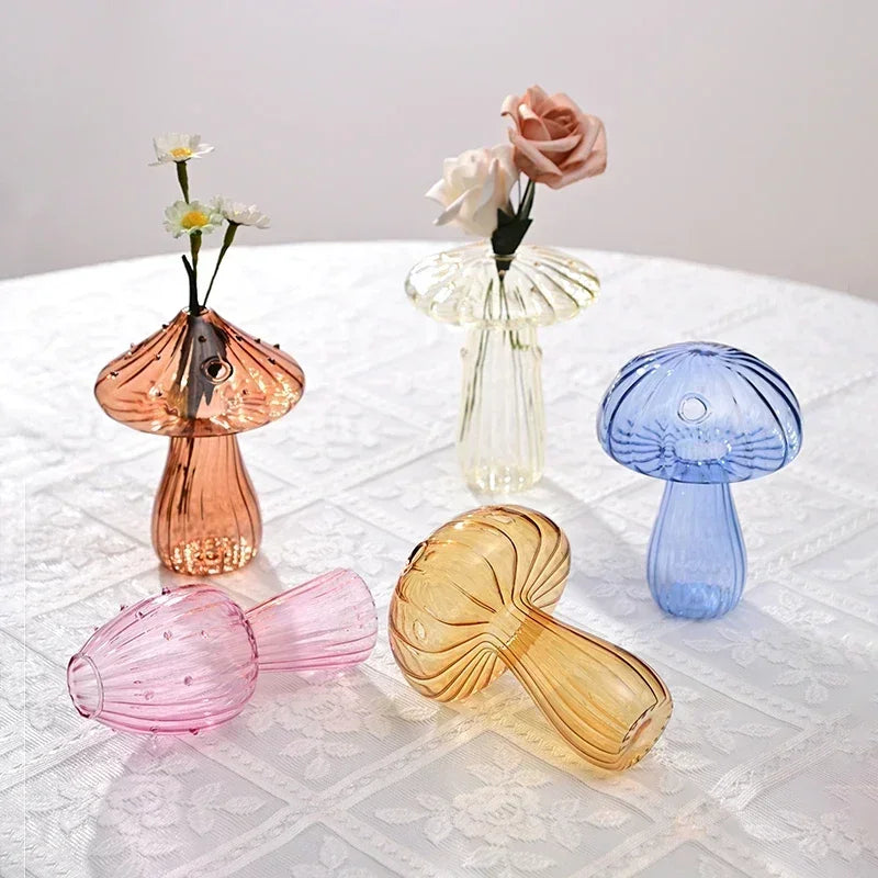 Cactus Glass Vase for Room Decoration Decorative Glass Bottle Hydroponics Plant Modern Transparent Vase Crafts Living Room Decor