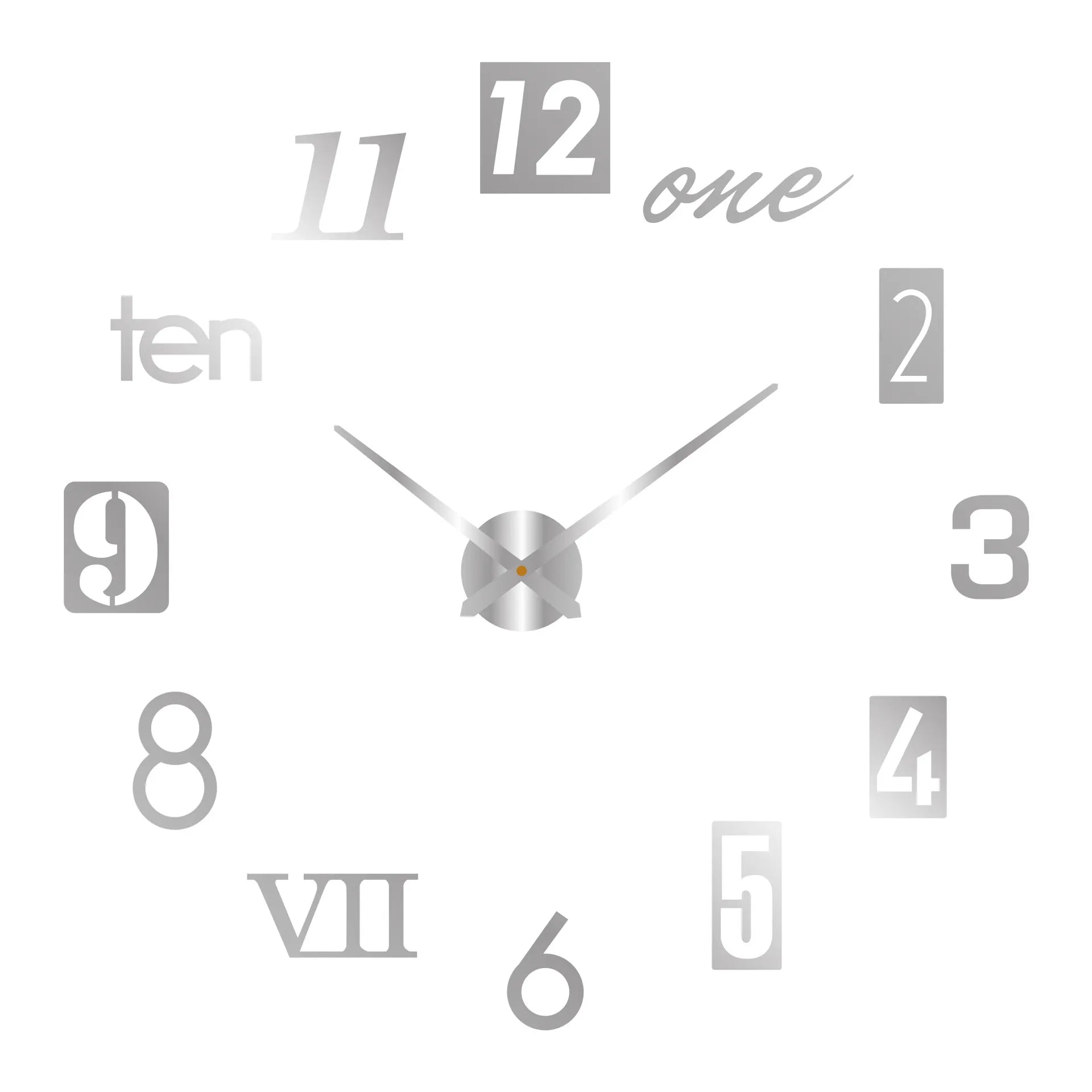 2023 التصميم الحديث ساعة حائط كبيرة ثلاثية الأبعاد لتقوم بها بنفسك ساعات الكوارتز ساعات الموضة الاكريليك ملصقات للمرايا غرفة المعيشة ديكور المنزل Horloge