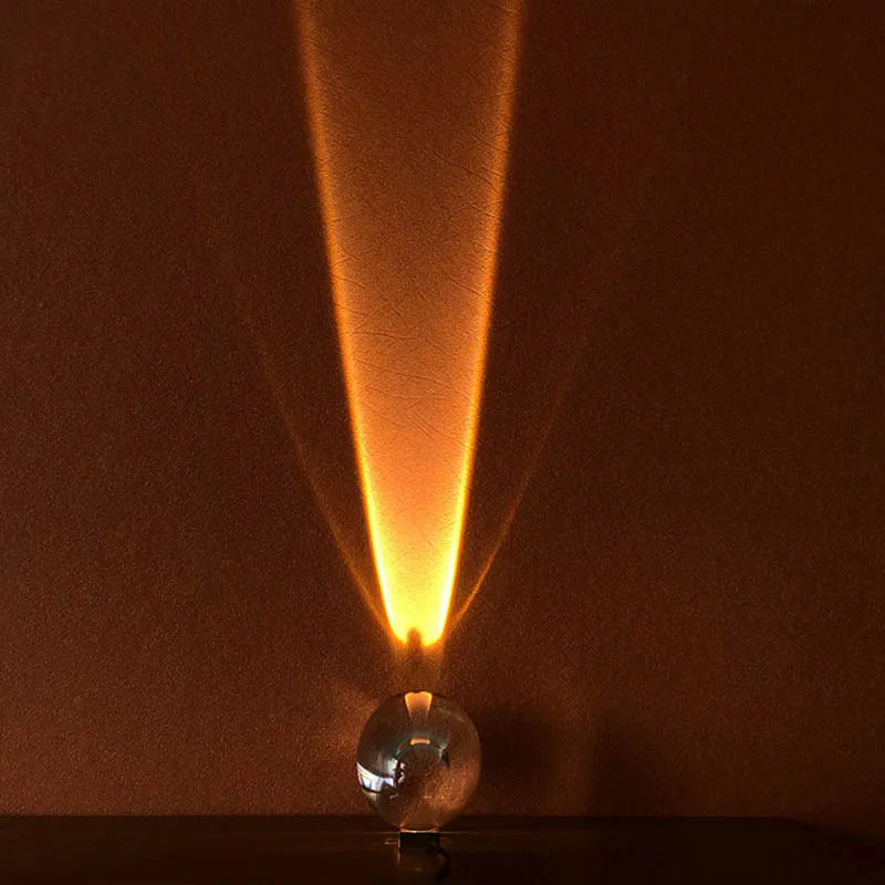 Bordslampa LED Crystal Eye of the Sky italiensk designer sängkläder Lampor för levande sovrumsdekor Lätt nattprojektor gåva
