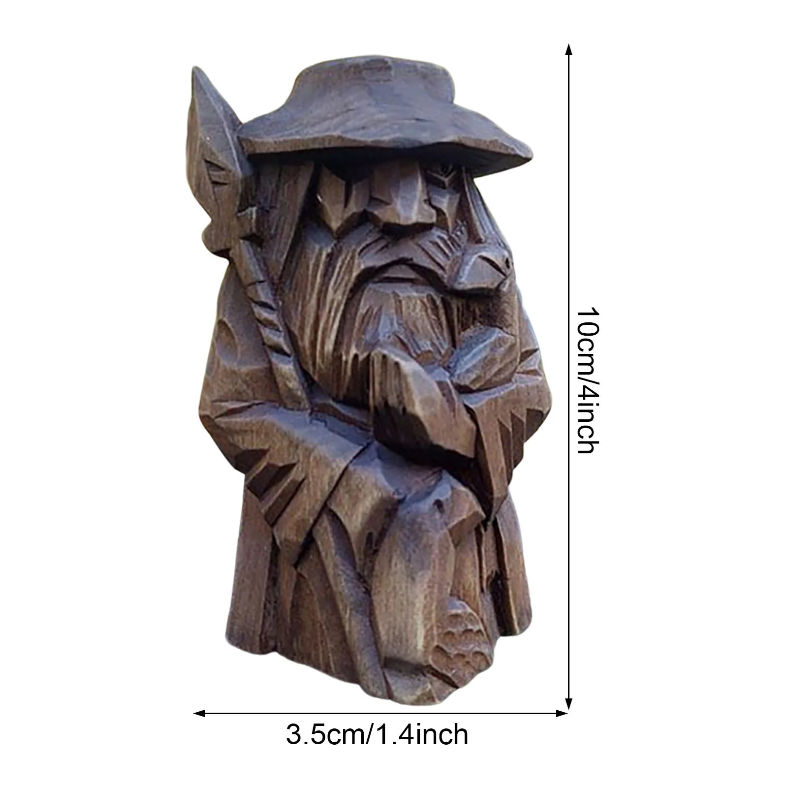Odin Thor Tyr ulfhednar norska hedniska harts viking staty nordisk hednisk harts ornament konst för hemma utomhus trädgård dekoration