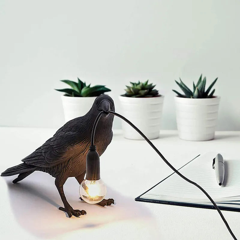 Harts Lucky Bird Crow Wall Lamp Table Lamp Night Light Bedroom Bedside Living Room Wall Lamp Home Decoration