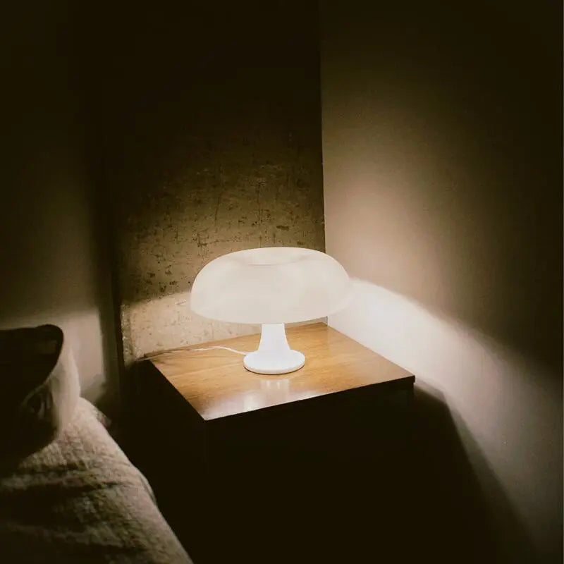 LED -svamp bordslampa för hotell sovrum sovrum vardagsrum dekoration belysning modern minimalistisk kreativitet skrivbord lampor