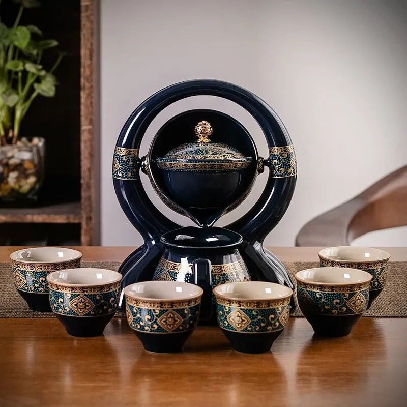 Chiński przenośny zestaw herbaty ceramiczny podróż na świeżym powietrzu popołudniowy garnek crockery porcelanowy prezent dla znajomych