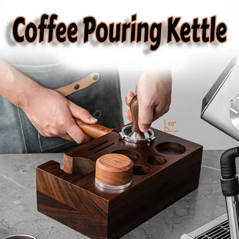 Dřevěná káva malkář 58 mm espresso manipulace rohože espresso stanice espresso příslušenství pro pracovní desku barista