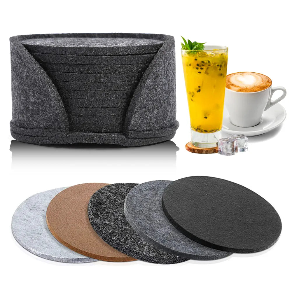 11 st runda filter dalbana matbord skyddare pad värme resistent kopp matt kaffe te varm dryck mugg placemat kök tillbehör