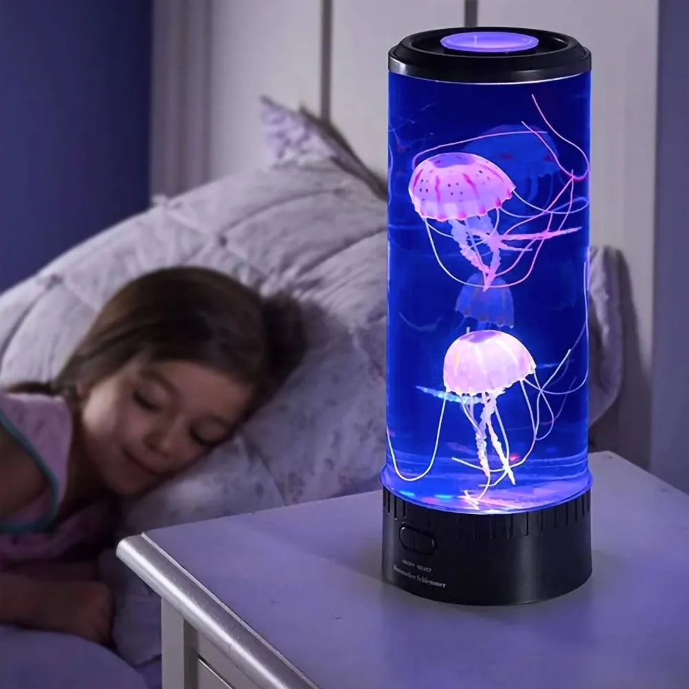 Lámpara de medusa de color Cambio USB/batería Mesa Noche Regalo para niños Regalo para niños Decoración de dormitorios para niños Regalos de cumpleaños para niñas