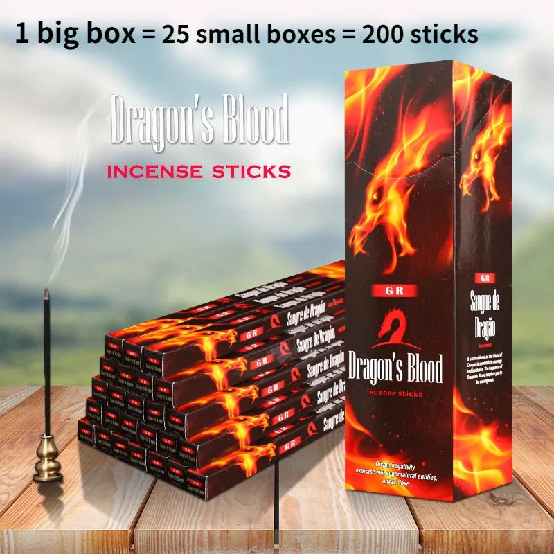 F Indian 200 Sticks Incense Dragon's Blood Lavender