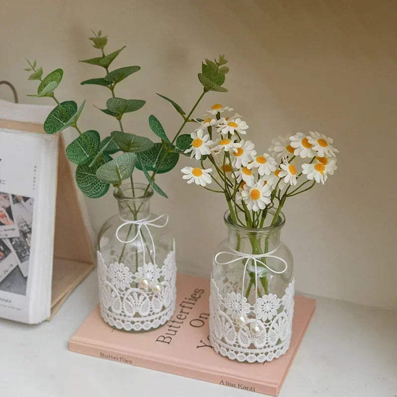 방 장식용 선인장 유리 꽃병 장식 유리 병 수경법 식물 현대 투명 꽃병 공예 거실 장식