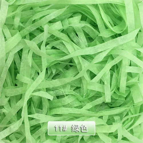 10/50/100g Colorful Shredded Crinkle Lafite Paper Raffia Filler DIY Wedding Party Gift Box Candy Material Packaging Filler