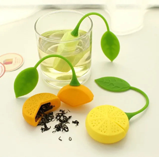 Linher de chá de chá de bargoinebor Design de morango de morango Limão de chá solto Filtro de folha de chá Saco de especiarias herbais Ferramentas de filtro infusor