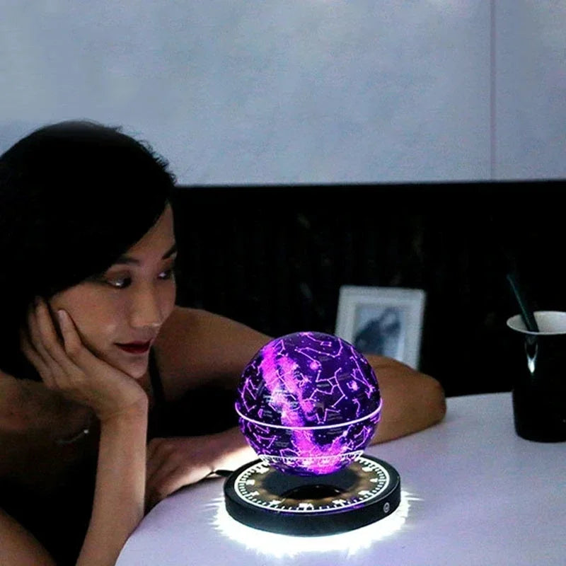 Magnetická levitace levitace Měsíce stolní lampa RGB barvy stmívání ložnice ložnice domácí výzdoba plovoucí koulená lampa k narozeninám dárkové noční světla