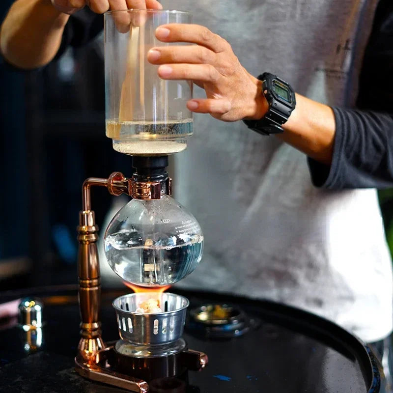 Kaffe kande barista tilbehør sifon kaffemaskine te pot værktøjer percolator kaffekøkken køkken spisestue hjem have
