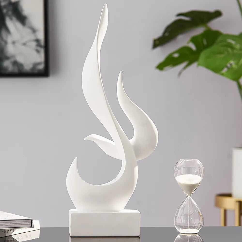 Lätt lyxig high-end hem vardagsrum vin skåp tv-skåp dekoration abstrakt konst modernt flamingo ornament