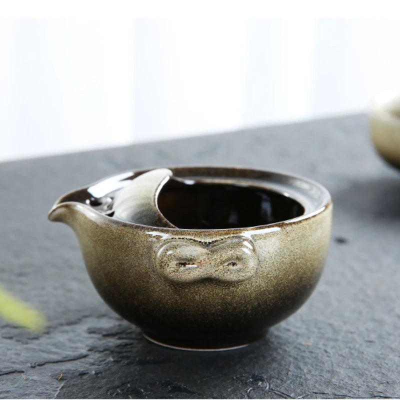 Engros porcelæns te sæt 1 gryde 1 kop, smuk og elegant Gaiwan -tekande af høj kvalitet, der er let at rejse kettl