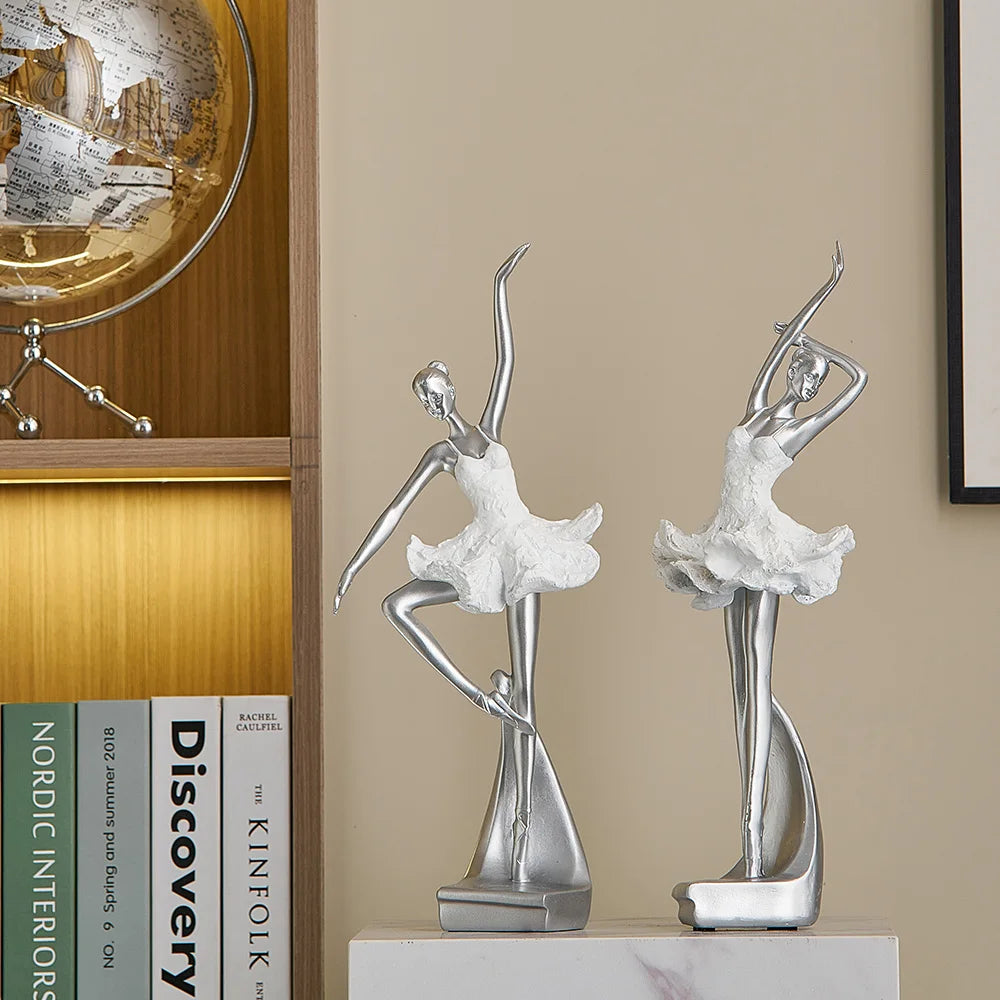 Ballet Dancer Nordic-style Desktop Decoration Modern Home Accessories Light Luxury Art Office Wine Cabinet Decoration