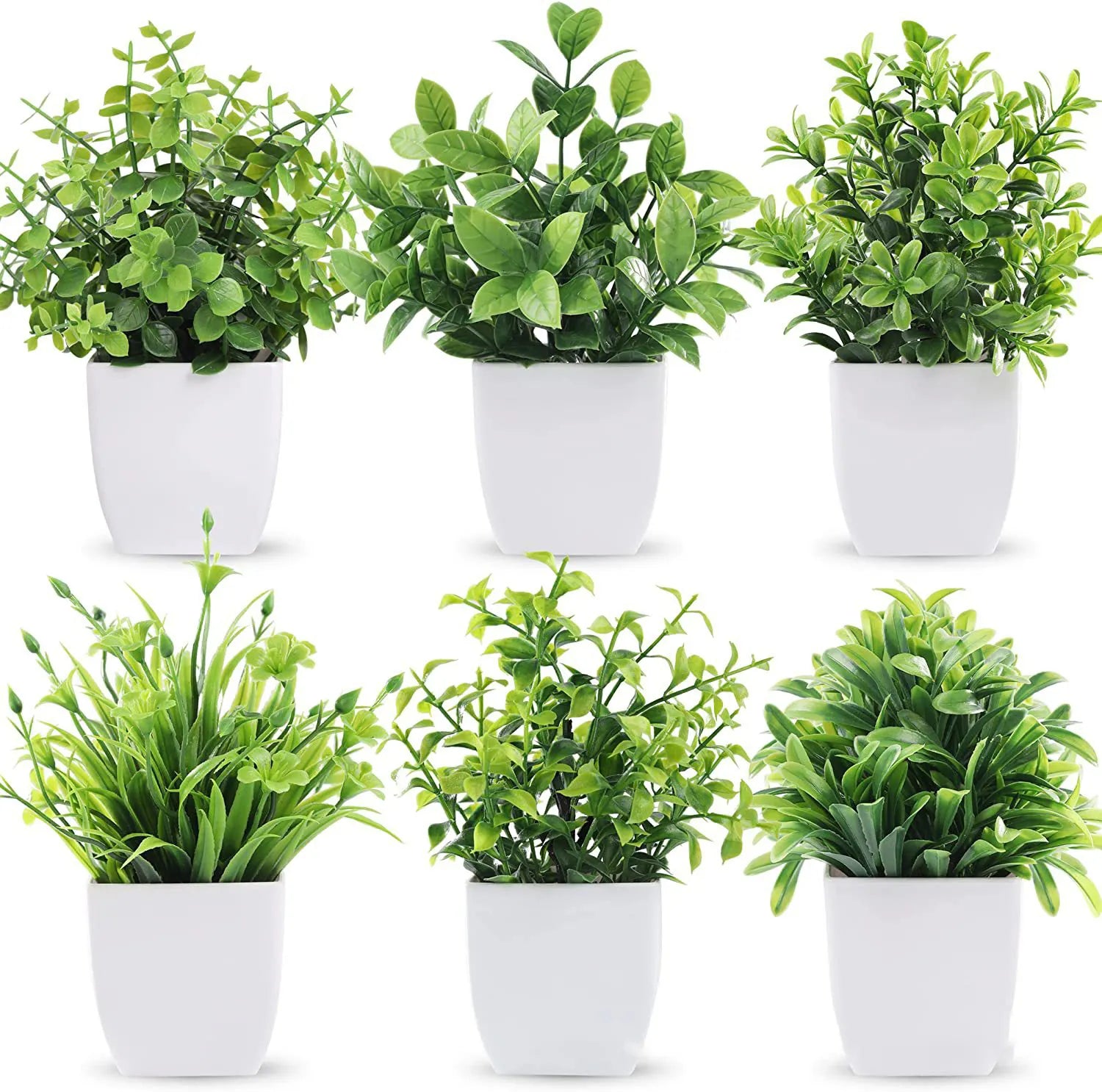 인공 분재 녹색 가짜 식물 유칼립투스 꽃 화분에 실내 야외 홈 침실 정원 장식 용품