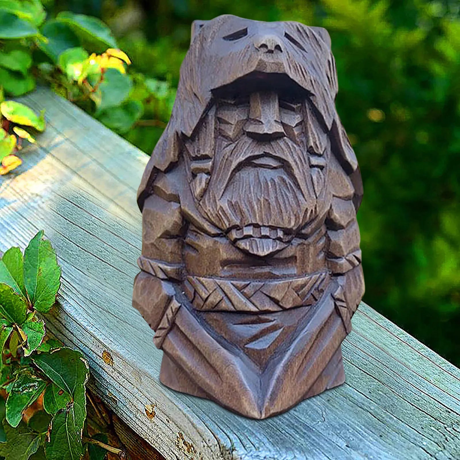 Odin Thor Tyr Ulfhednar Noorse Pagan Resin Viking standbeeld Nordic Pagan Resin ornamenten kunst voor huis buiten tuin decoratie