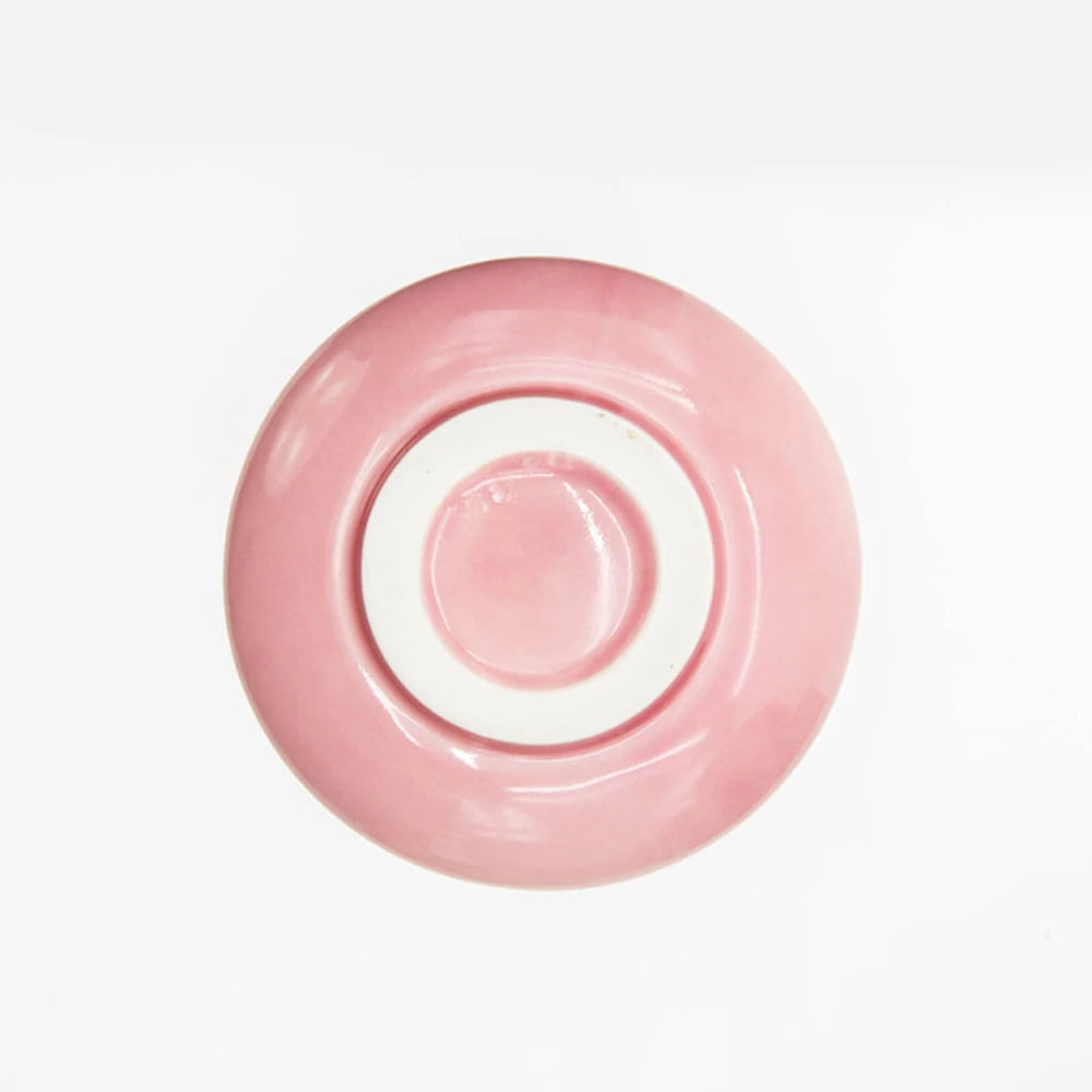 Keramik jepang mengkilap pink matcha mangkuk macha teh kocok chawan chasen holder scoop sifter cup upacara set hadiah