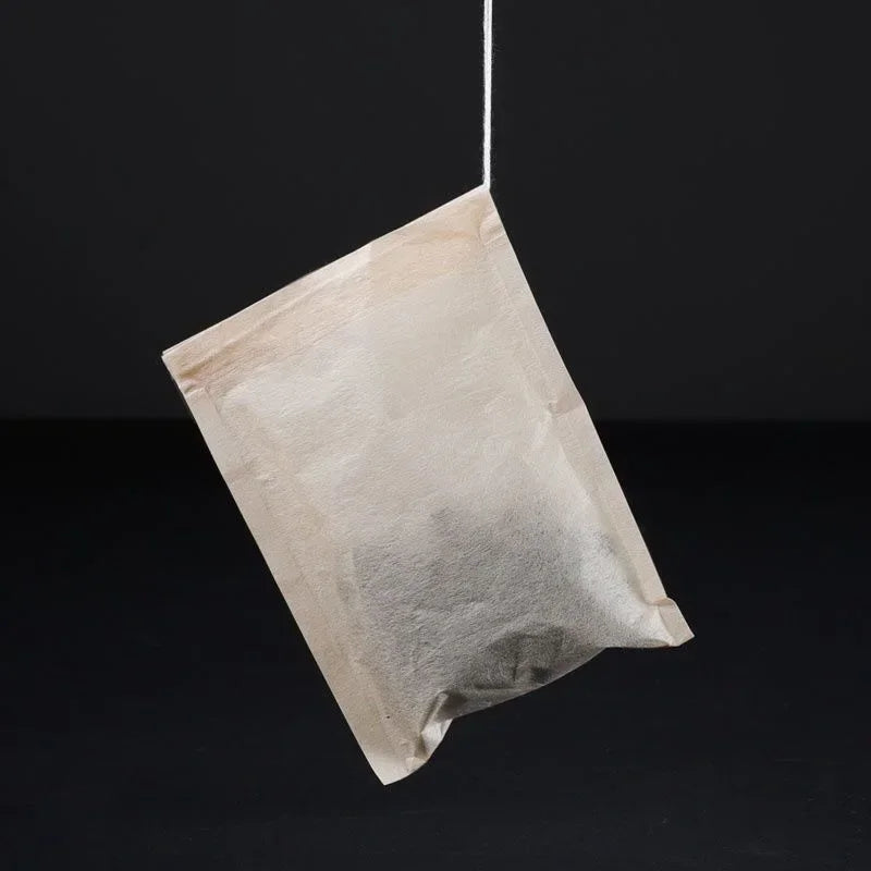 Lotes descartáveis ​​Sacos de filtro de chá de papel biodegradável com selo de corda Seal vazio Spice Pote de chá de folhas soltas em pó de chá