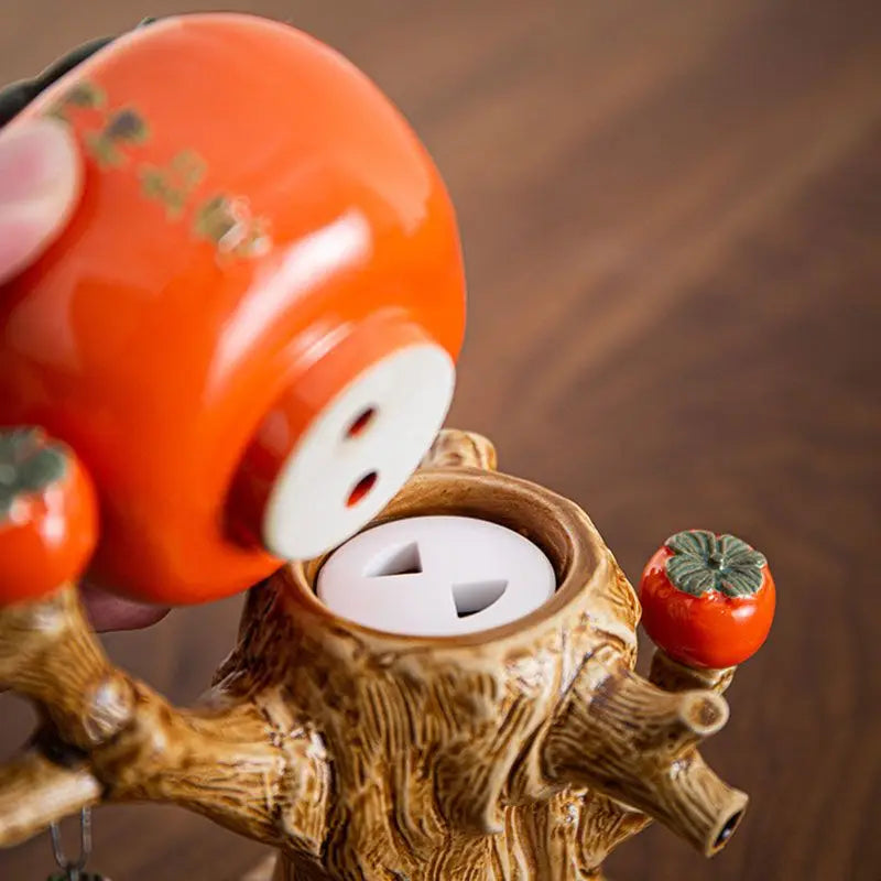 Persimmon Ruyi Automatische Tee -Set bequem und schnell zum Brauen