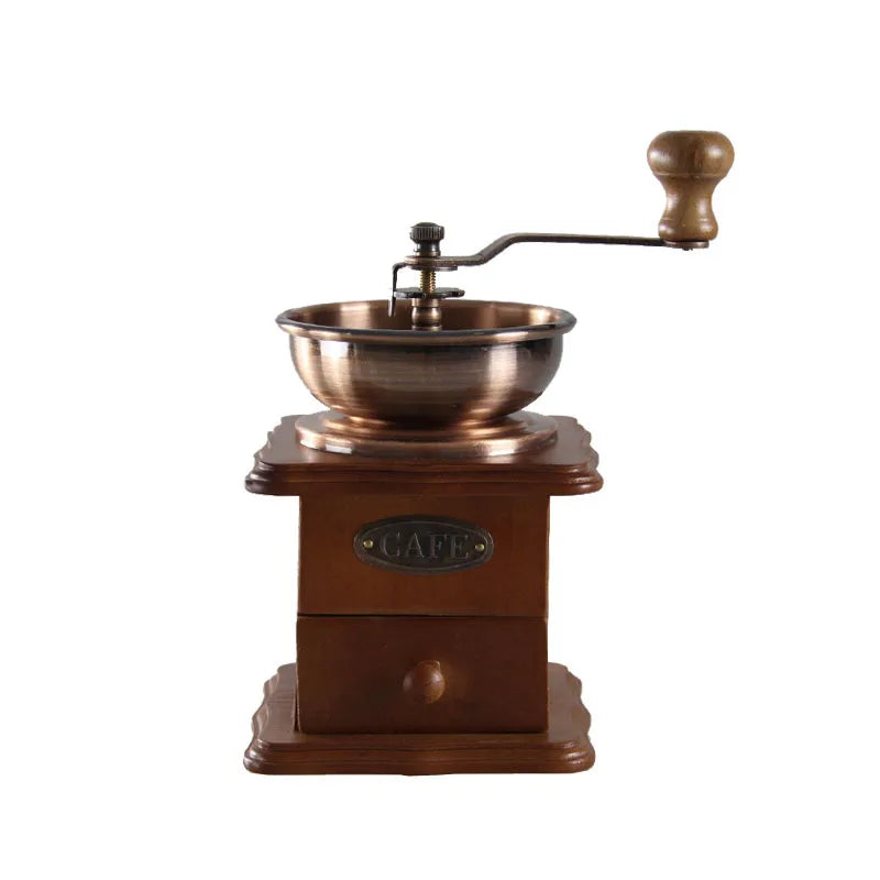 Shxing Café Klassiker klassisch fein kupfergekühlter Handkurbel Mühle Keramik Schleifkern hochwertiger Kaffeemühle