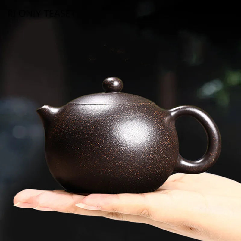 Yixing Purple Clay Teapot 유명한 수제 볼 홀 필터 Xishi 티 포트 중국 정통 Zisha Tea 세트 케틀 맞춤형 선물