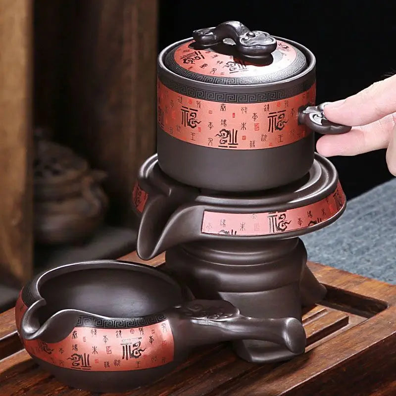 Çin Seyahat Kung Fu Çay Seti Üst Düzeyli Otomatik Teaset Kemik Çay Seti Ücretsiz Nakliye Çay Setleri Tam Set Çay Aksesuarları