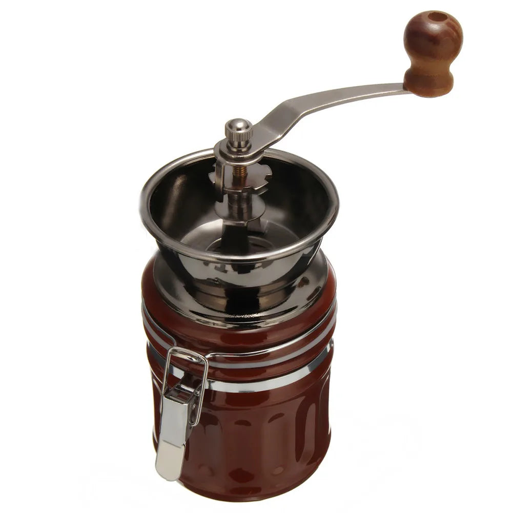 Pot scellé en céramique, moulin à café manuel, tambour, broyeur de café Port Cafeteira á jusqu'à ce que le broyeur de café