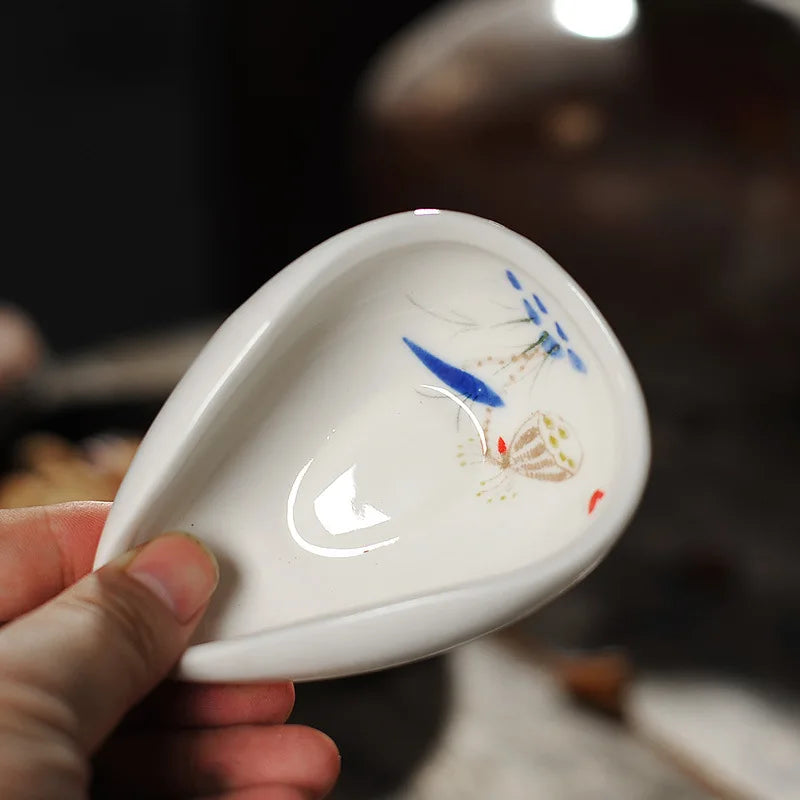 Kaffee und Teewerkzeuge Keramik Tee Schaufel Keramikzubehör Chinesische Kung Fu Tee Set