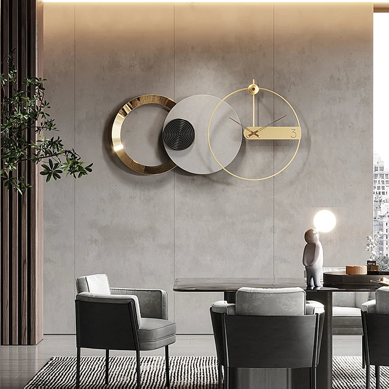 Elektronische große Wanduhr Dekorative Wohnzimmer stilvolle dekorative Wanduhr Küche Uhren Reloj de Pared Home Decor