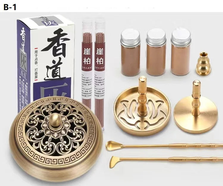 Kit di produzione di aromaterapia per aromaterapia del kit di produzione di aromaterapia di incenso in ottone.