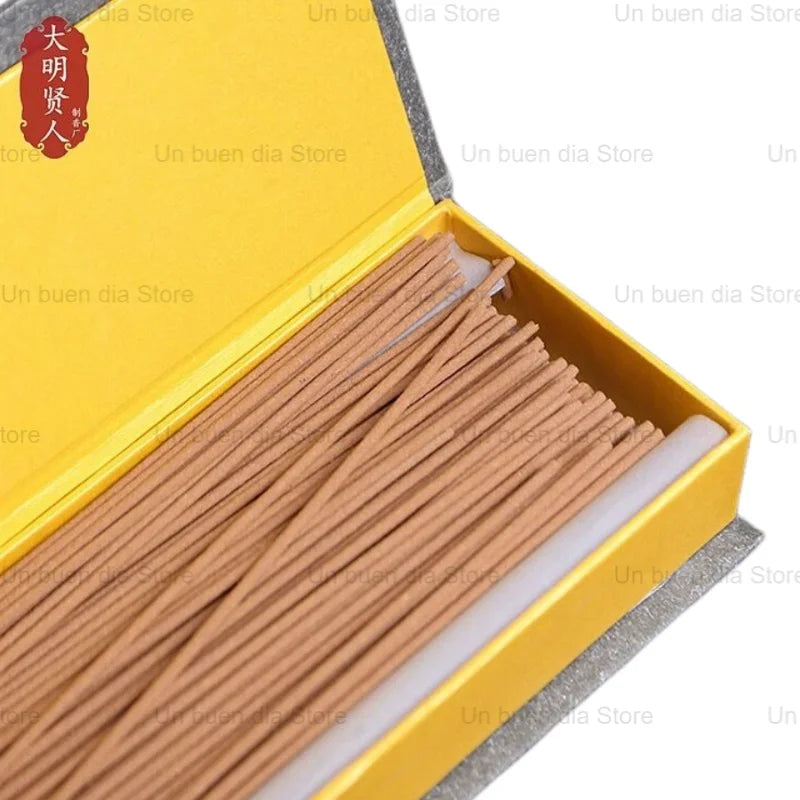 1box Alami Tibet Sandalwood Stick Stick Vanilla Aromatik Dupa Bersih Udara Bersih Bantuan Tidur Wormwood Freeshipping